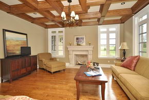 Family Room - Country homes for sale and luxury real estate including horse farms and property in the Caledon and King City areas near Toronto
